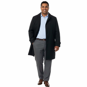 Cole Haan Lightweight Black Botton Front Men’s Dress Jacket Size XL